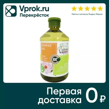 Гель для душа Herbal&Berries by Modamo Тонизирующий с экстрактом дамасской розы 500мл