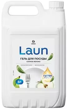 Гель для мытья посуды Laun Сочное яблоко 5лс доставкой!