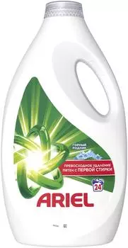 Гель для стирки Ariel Горный Родник для белого белья 24 стирки 1.56л