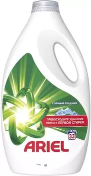 Гель для стирки Ariel Горный Родник для белого белья 33 стирки 2.145л
