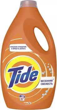 Гель для стирки Tide Весенняя свежесть для белого белья 27 стирок 1.755л