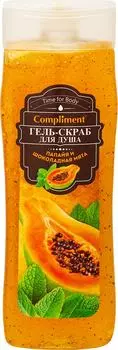 Гель-скраб для душа Compliment Папайя и Шоколадная мята 250мл