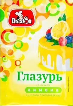 Глазурь Preston Со вкусом лимона 50г