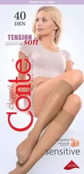 Гольфы Conte Elegant Tension Soft 40 Den Nero