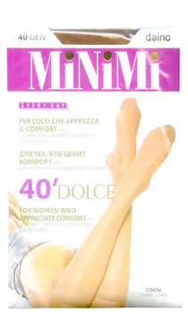 Гольфы MiNiMi Dolce 40 Daino Бежевые 2 парыс доставкой!
