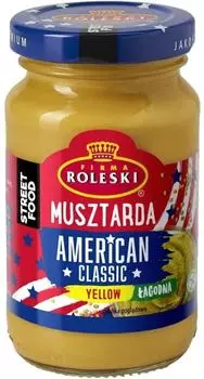 Горчица Roleski Классическая американская Street Food 200г