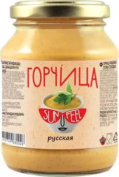 Горчица Sunfeel русская 200г