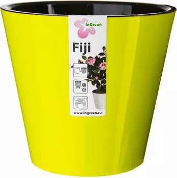 Горшок для цветов InGreen Fiji Салатовый d-16см 1.6л