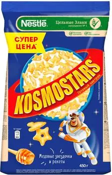 Готовый завтрак Kosmostars медовые звездочки 450г