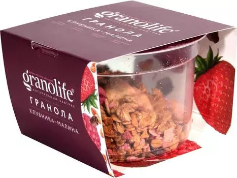 Гранола Granolife Клубника-Малина 60г