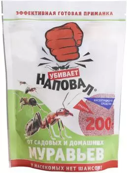 Гранулы Наповал от садовых и домашних муравьев 200г