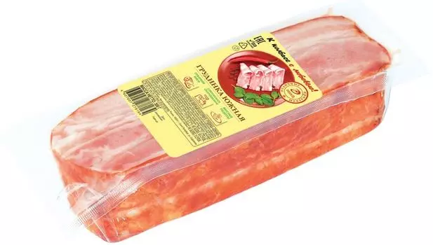 Грудинка Иней Южная копчено-вареная 300г