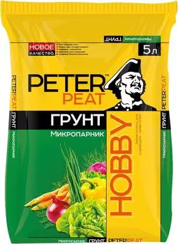 Грунт Peter Peat Хобби Микропарник 5л. Закажите онлайн!