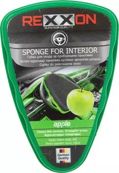 Губка Rexxon Яблоко для приборных панелей автомобиля