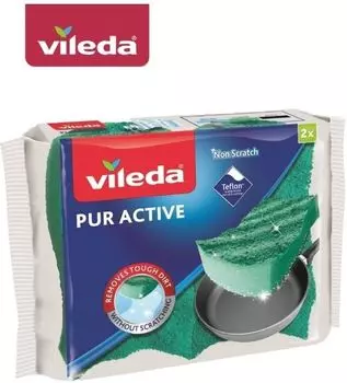 Губка Vileda Пур-Актив для посуды 2 шт