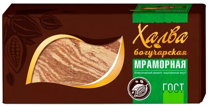 Халва Agrosputnik Богучарская подсолнечная мраморная 450г