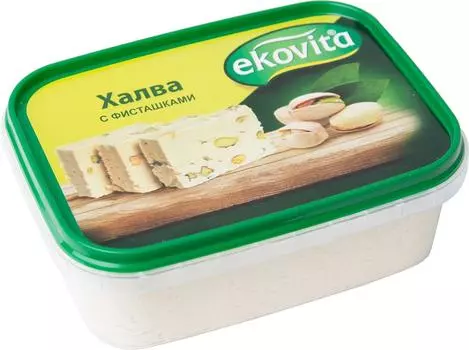 Халва Ekovita с фисташками 250г