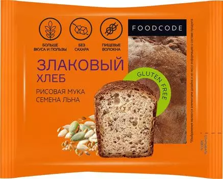 Хлеб Foodcode злаковый 200г