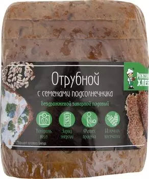 Хлеб Рижский Хлеб отрубной с семенами подсолнечника 300г