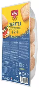 Хлеб Schar Ciabatta Итальянский без глютена 200г