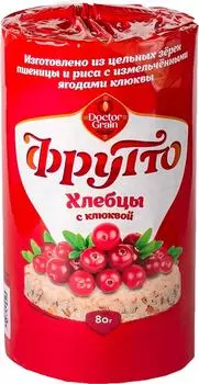 Хлебцы Doctor Grain Фрутто с Клюквой 80г