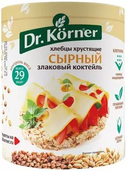 Хлебцы Dr.Korner Злаковый коктейль Сырный 100г