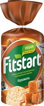 Хлебцы Fitstart Карамель рисовые 100г. Закажите онлайн!