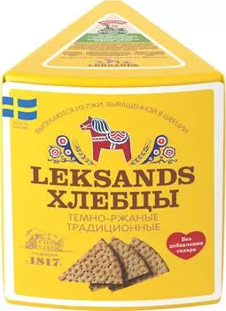 Хлебцы Leksands-Bionovа Традиционные темно-ржаные 200г