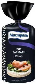 Хлебцы Мистраль Рис Басмати 100г