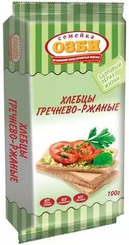 Хлебцы Семейка Озби гречнево-ржаные 100г