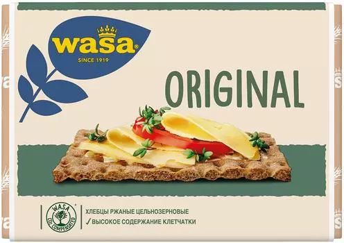 Хлебцы Wasa ржаные 275г - Vprok.ru Перекрёсток