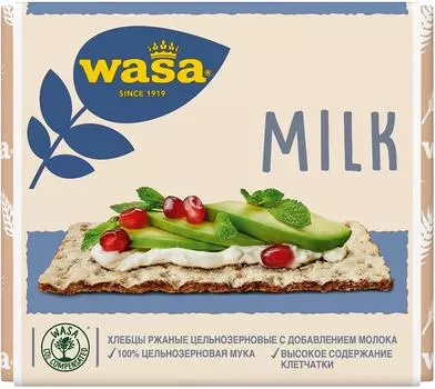 Хлебцы Wasa ржаные с добавлением молока 230г