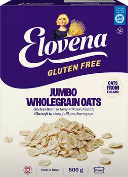 Хлопья Elovena Овсяные без глютена 500г