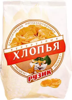 Хлопья кукурузные Рузик 350г