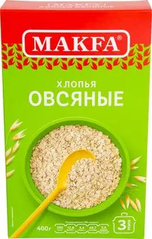 Хлопья Makfa Овсяные 400г