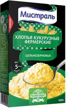 Хлопья Мистраль Фермерские кукурузные 400гс доставкой!