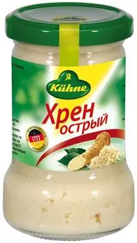 Хрен Kuhne острый 140г - Vprok.ru Перекрёсток