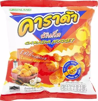 Хрустящие кукурузные наггетсы Carada с острой курицей 17г