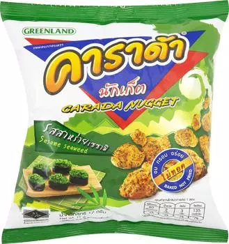Хрустящие кукурузные наггетсы Карада с морскими водорослями 17г