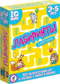 Игра карточная Дрофа-Медиа IQ Box Лабиринты