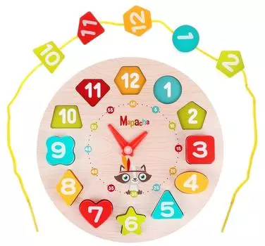 Игра развивающая Mapacha 3в1 Часы