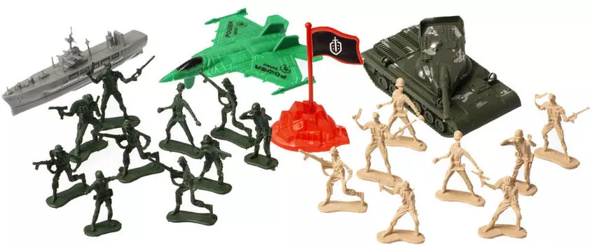 Игровой набор Battletime Солдатики Ночной штурм 11шт