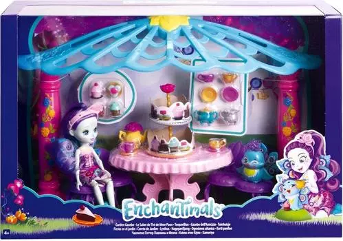 Игровой набор Enchantimals Чаепитие Пэттер Павлины и Флэпа FRH49