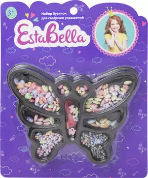 Игровой набор EstaBella Бабочка Бусинки для создания украшений