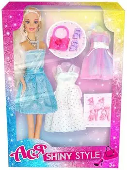 Игровой набор с куклой ToysLab Ася Блестящий выход 1