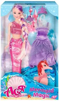 Игровой набор с куклой ToysLab Ася Волшебная русалочка 2