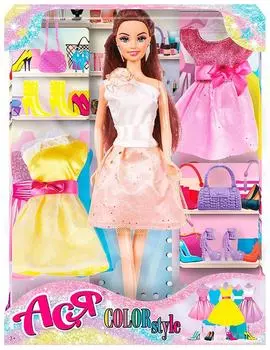 Игровой набор с куклой Toyslab Ася Яркий в моде 1