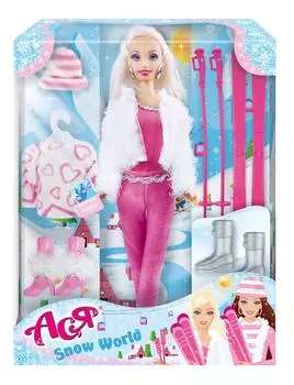 Игровой набор с куклой ToysLab Ася Зимняя красавица 2
