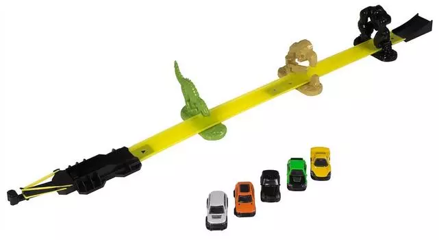 Игровой набор Teamsterz Большая трасса Rapid Fire с 5 машинками