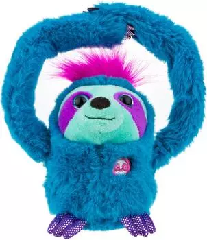 Игрушка 1Toy Ленивиц плюшевый интерактивный повторюшка Синий